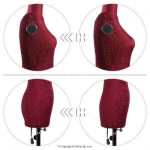 MANEKIN DAMSKI TEXI REGULOWANY 36-48 - obrazek 1